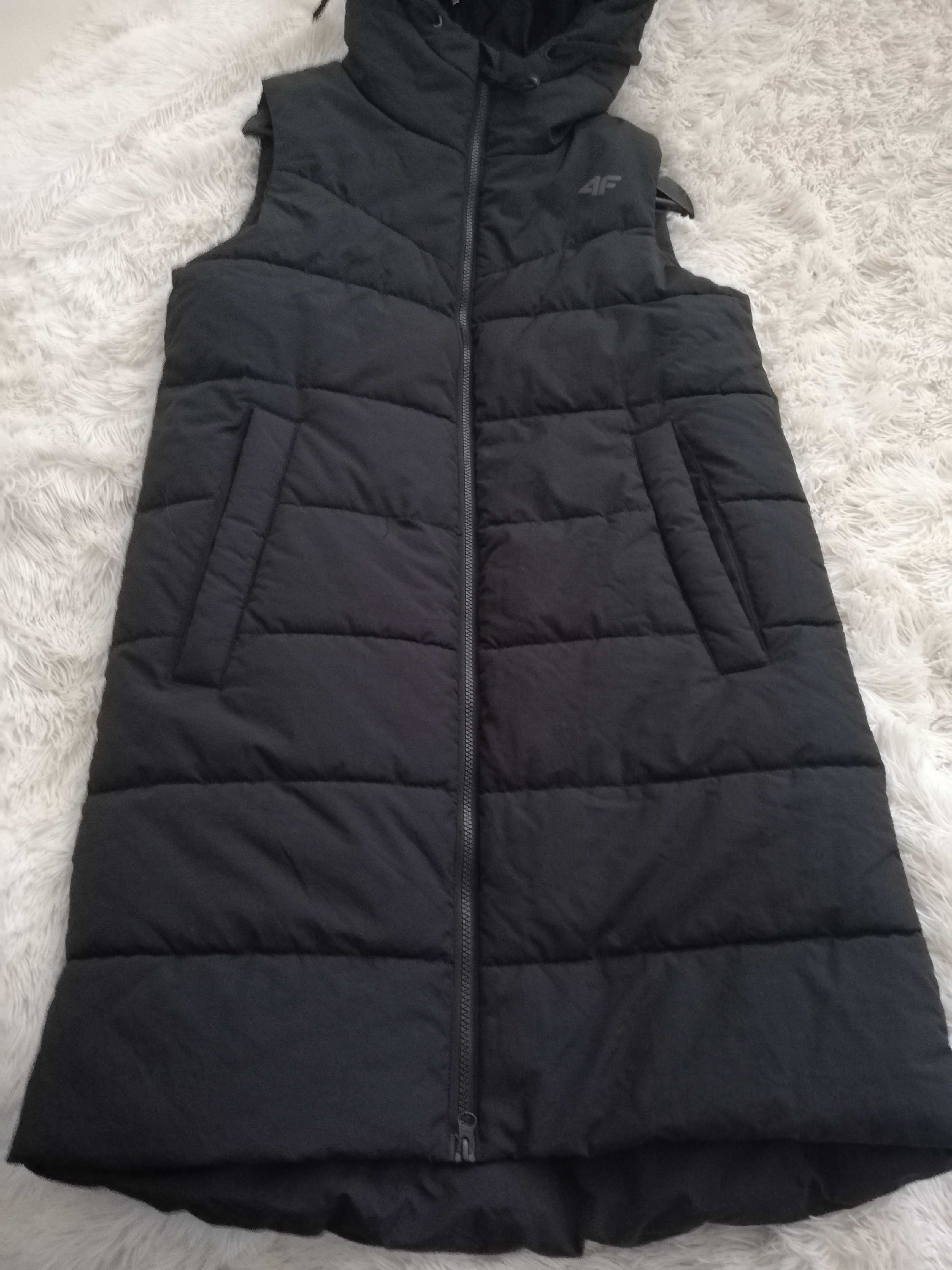 bezrękawnik 4F S 36 M 36 czarny bezrękawnik puchowy 4F S 36