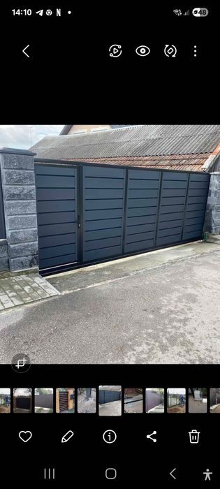 Відїздні ворота Двигуни.Наповнення воріт.ЖалюзіРанчоШтахети.Профнастил