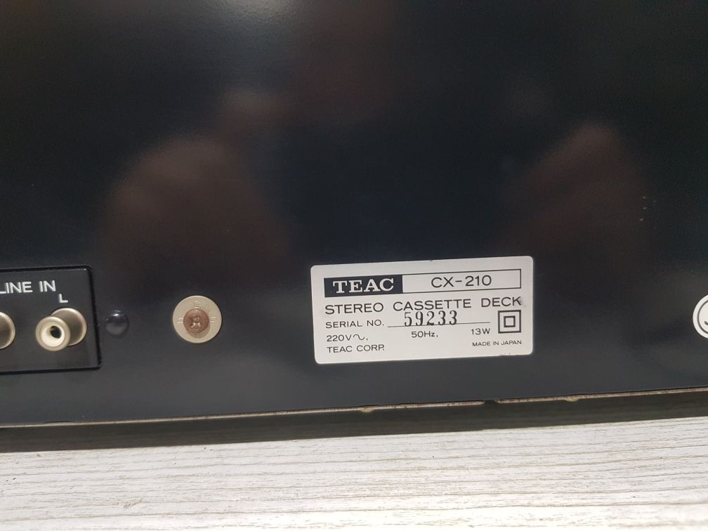 Стерео касетна дека/кассетная  TEAC CX-210 б/у з Німеччини