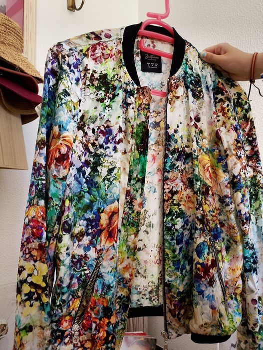 Casaco floral multicolor Zara Trafaluc