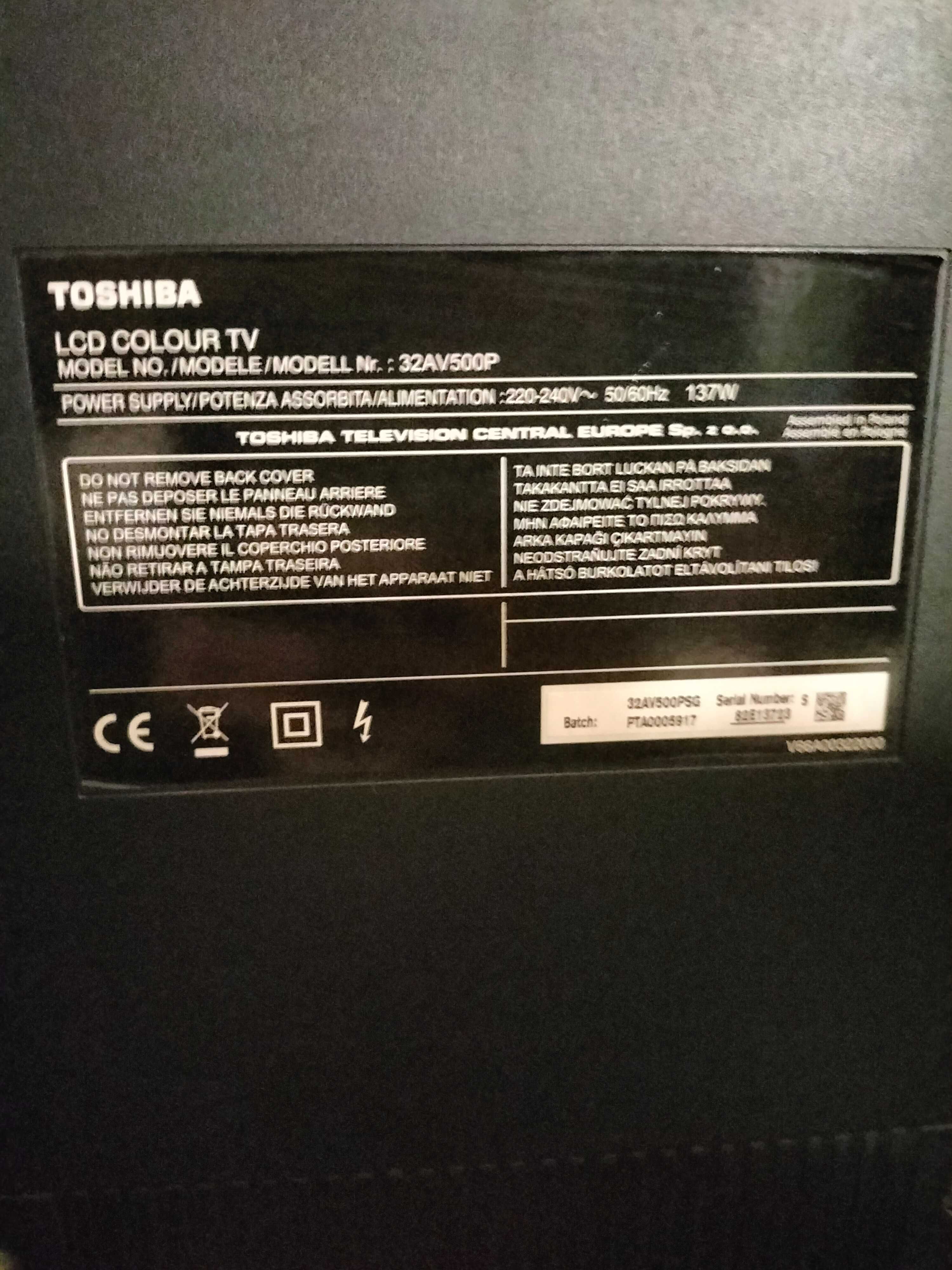 TV Toshiba 32 cale LED