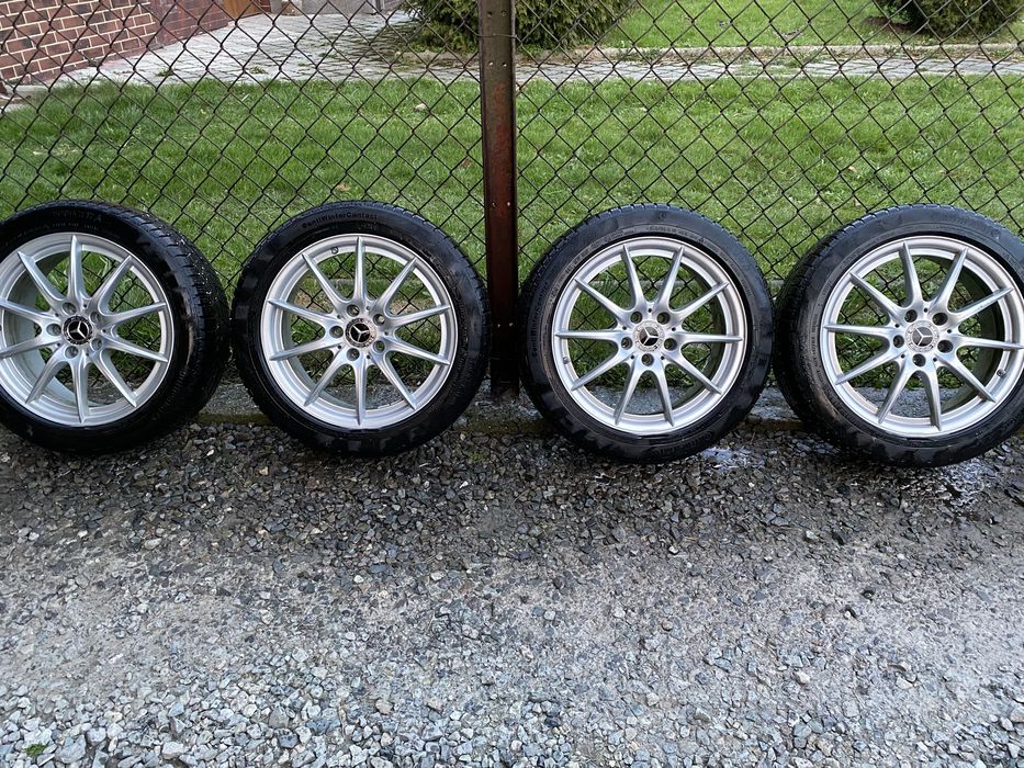 Felgi aluminiowe 17” Mercedes CLA opony zimowe komplet