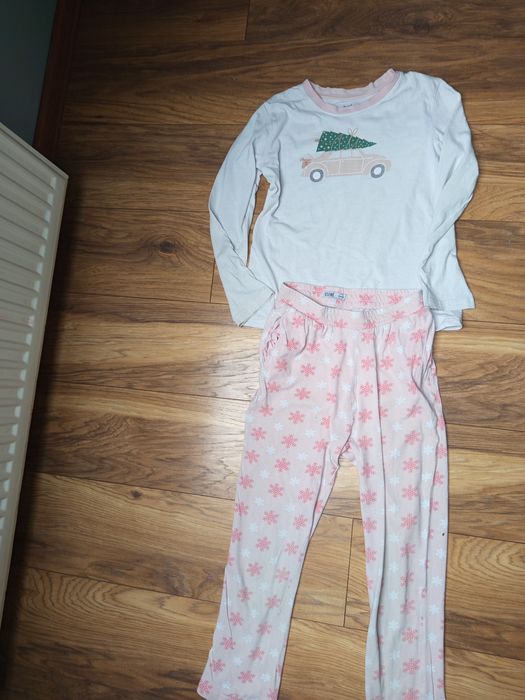 Piżama dziewczęca świąteczna 140/146