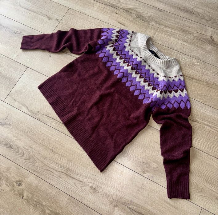 Sweter damski dlugi rekaw cieply mily codzienny jesien zima M/38