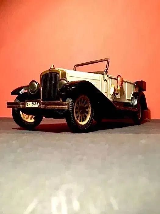 AUTOMÓVEL ANOS 20 - brinquedo com + de 60 anos - 26,5x10x10 cm/s