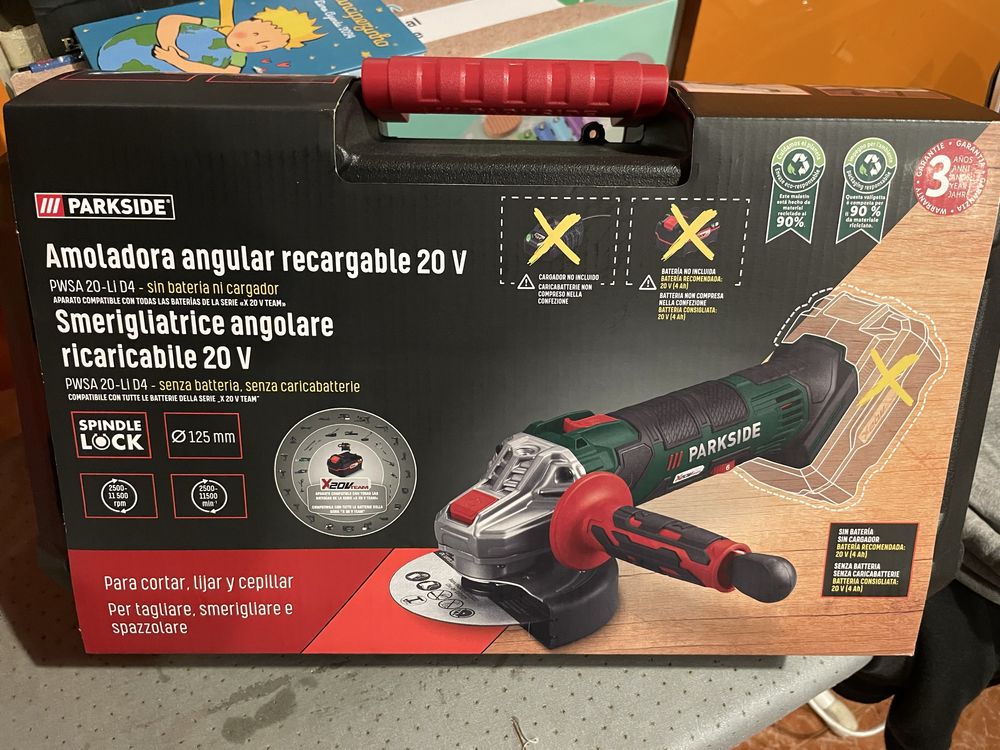 Rebarbadora Parkside X20- NOVA