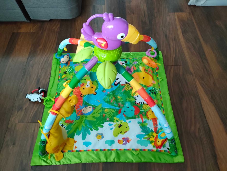 Mata edukacyjna sensoryczna Fisher Price rainforest