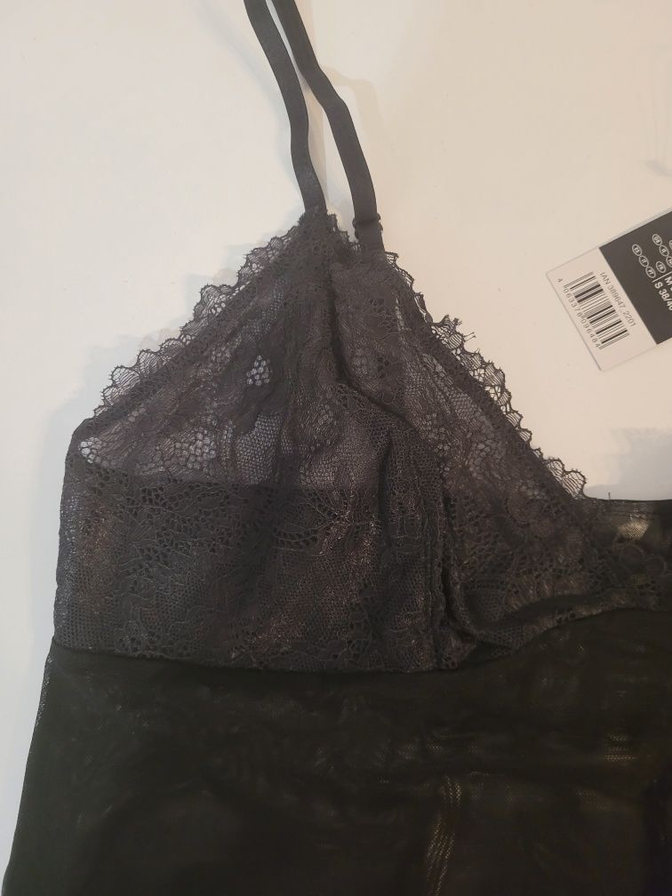 Koszulka damska elegancka z koronką Walentynkowe firmy Lycra roz. S 36