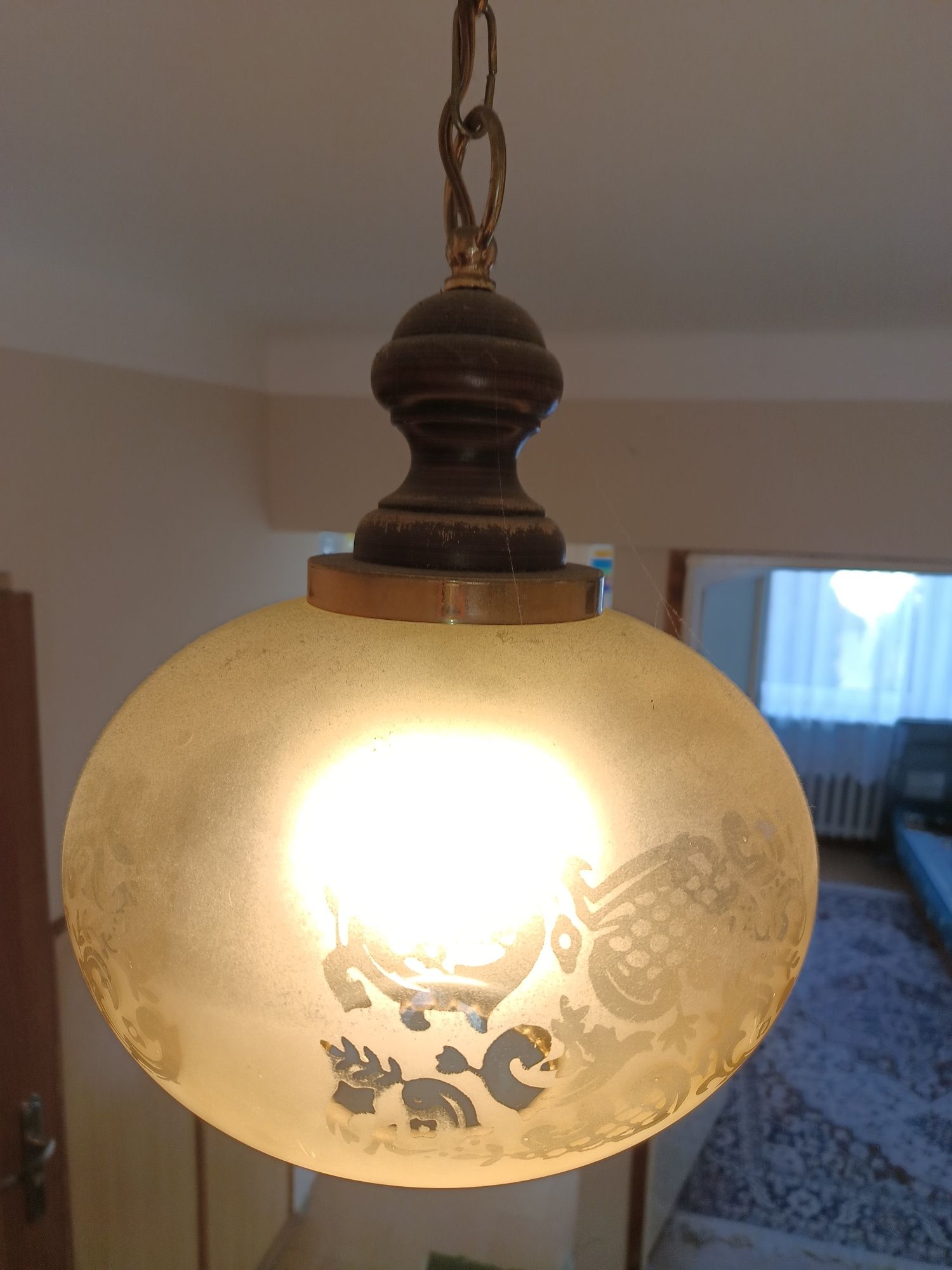 Lampa sufitowa PRL