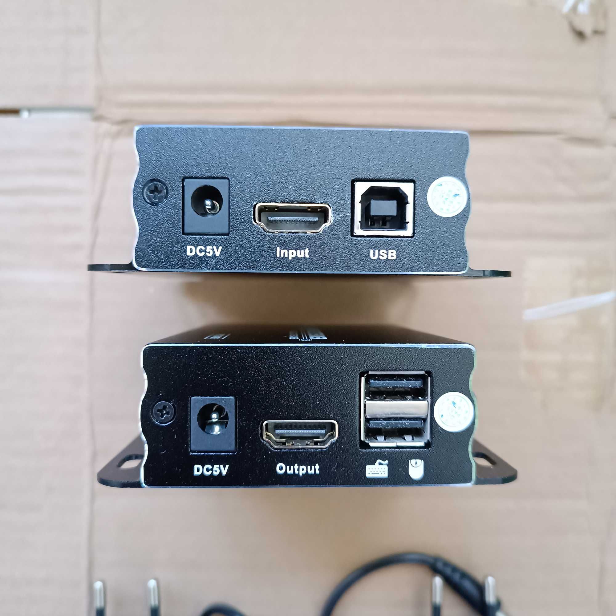 HDMI+USB KVM Extender/подовжувач Over TCP/IP/мережевий