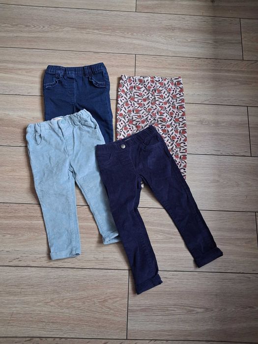 zestaw spodni nowych 86 Du Pareil au Même 4 pary