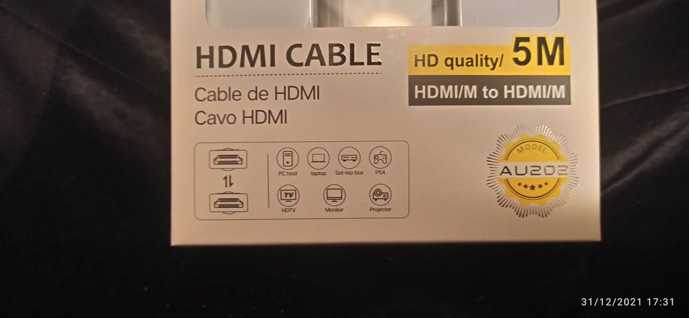 Cabo HDMI 5 metros