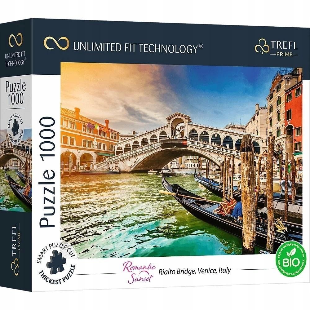 Puzzle 1000 Romantic Sunset: Rialto Bridge Trefl