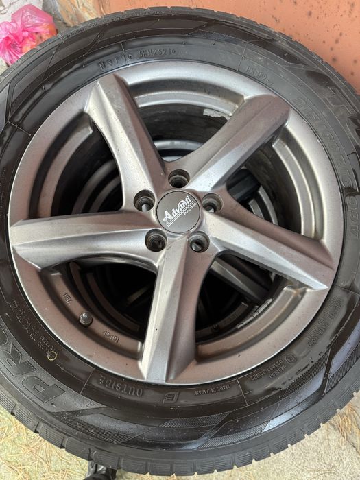 Комплект легкосплавних дисків volkswagen skoda 5/100 r16