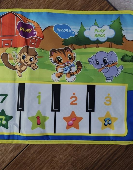 Новий Килимок-піаніно, розвиваючі іграшки, інтерактивний килимок