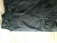 Spodnie czarne na szelkach specjalistyczne nylon polyester