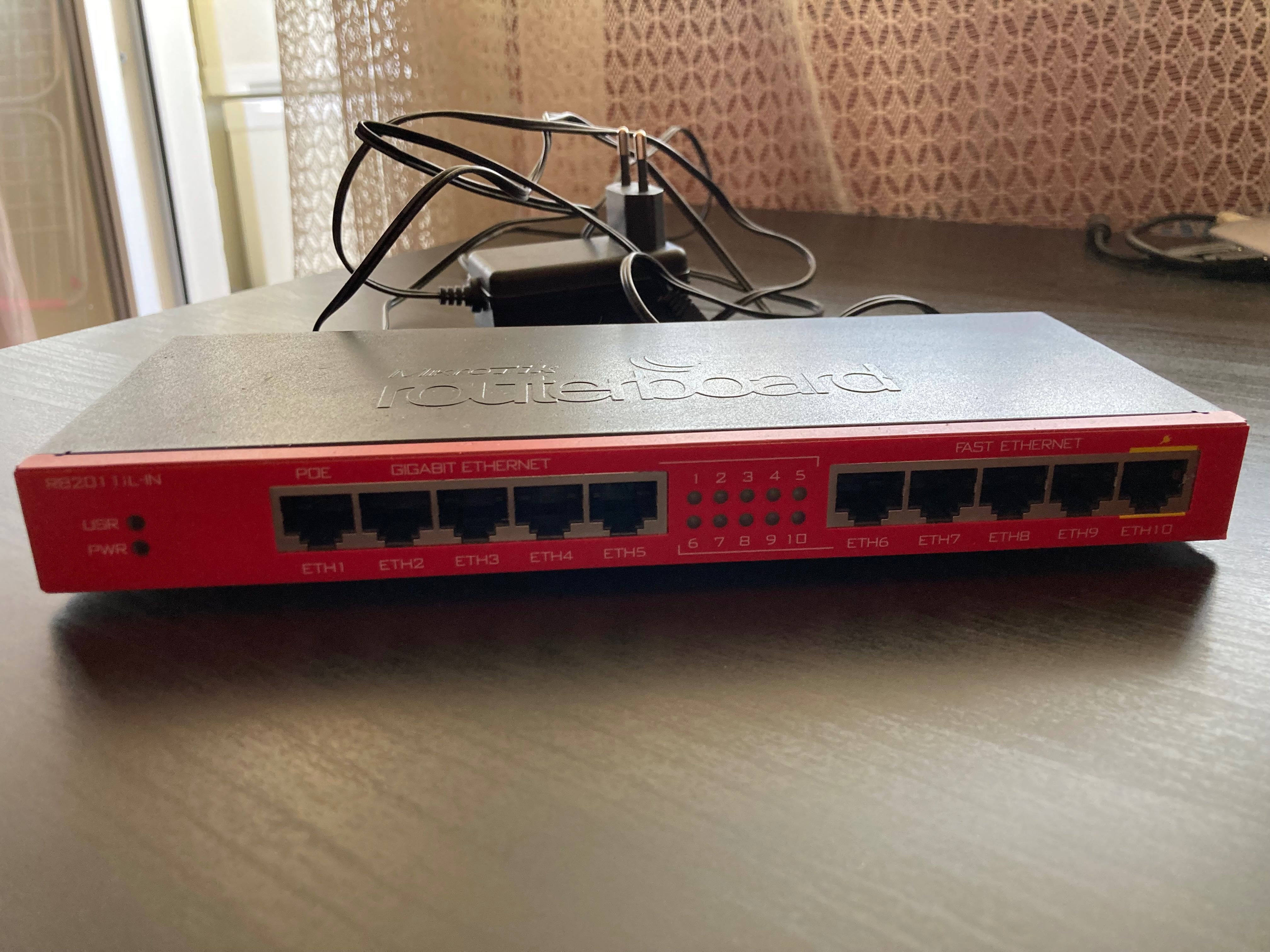 Маршрутизатор (роутер) Mikrotik RB2011iL-IN