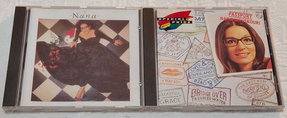 2 cds de musica: nana mouskouri - nana e passport