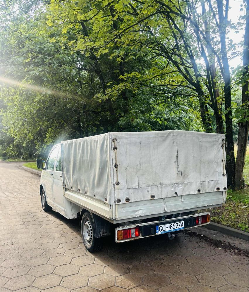 Vw T5 doka brygadówka 1,9 TDI Klima 6 osób wazne oplaty zamiana