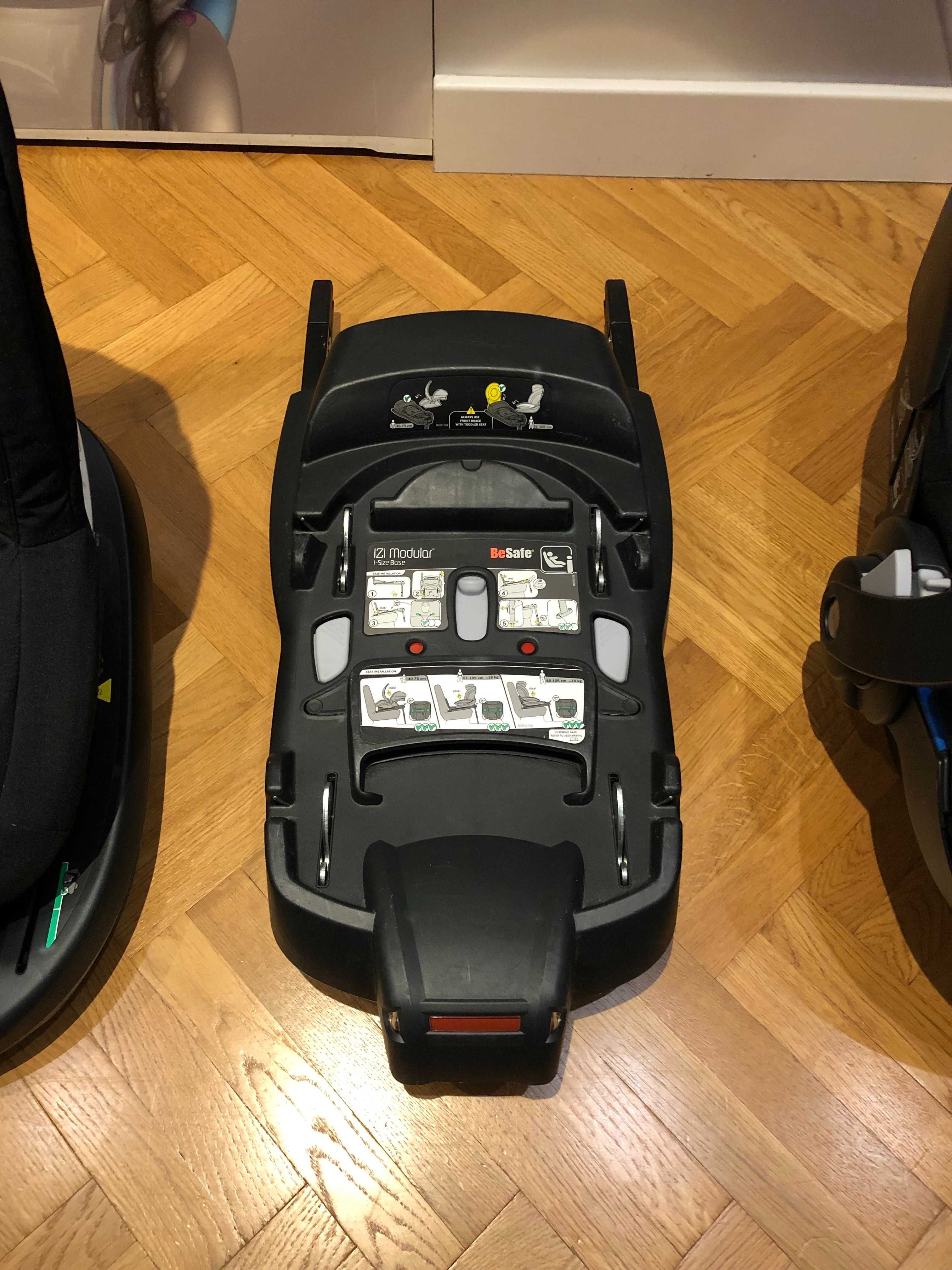 Zestaw fotelików BeSafe iZi Modular (2 foteliki + baza ISOFIX) +GRATIS