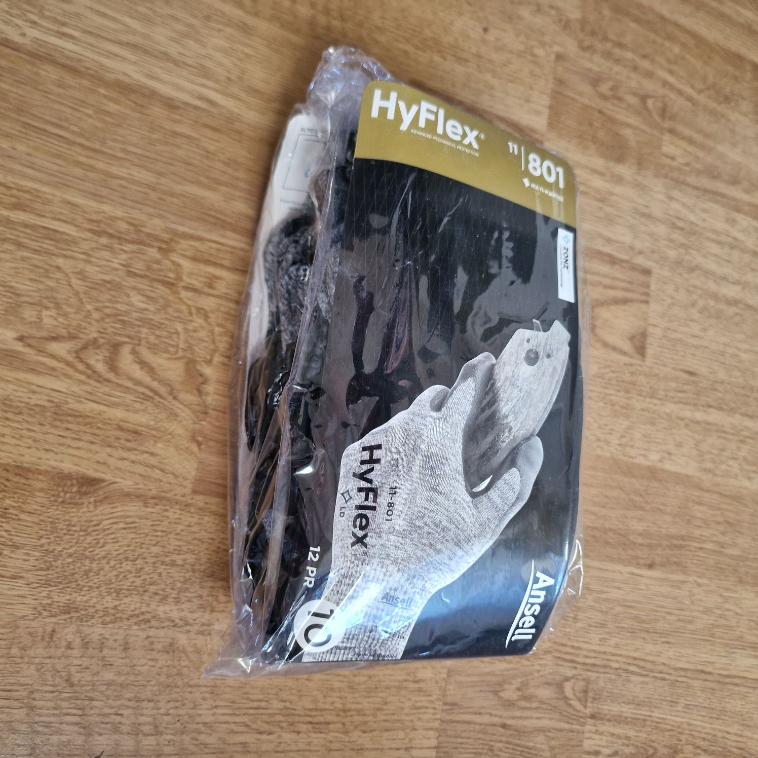 12 PAR RĘKAWICE Ansell HyFlex 11.801  11-801 ochronne BHP Rozm.10 XL