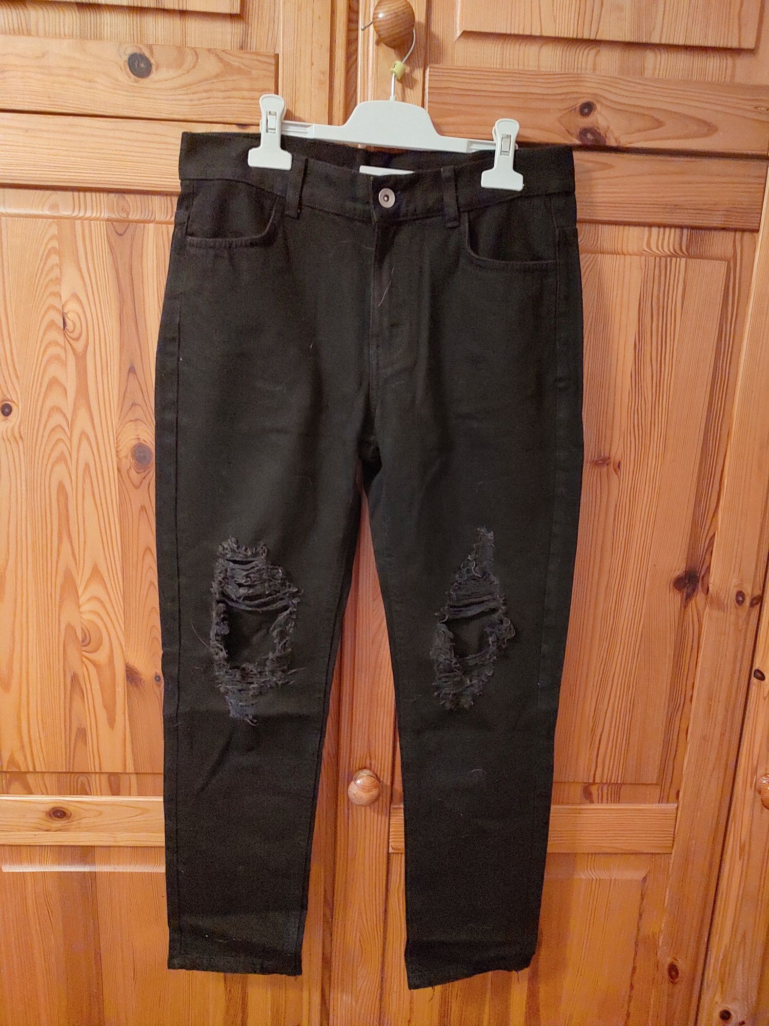 Spodnie Calzedonia S 36 dżinsy jeansy dziury