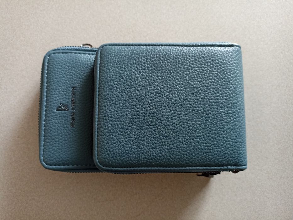 Torebko portfel niebieski