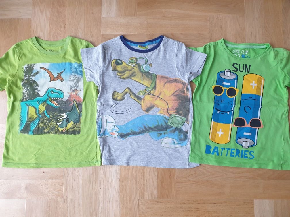 T-shirt 3 szt. CoolClub r. 122 cm