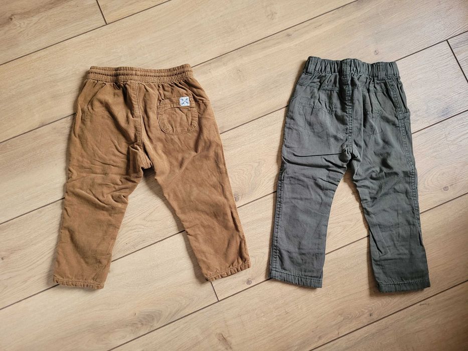 Zestaw spodni 86 12-18 H&M Smyk koszulki paka chłopięce niemowlęce