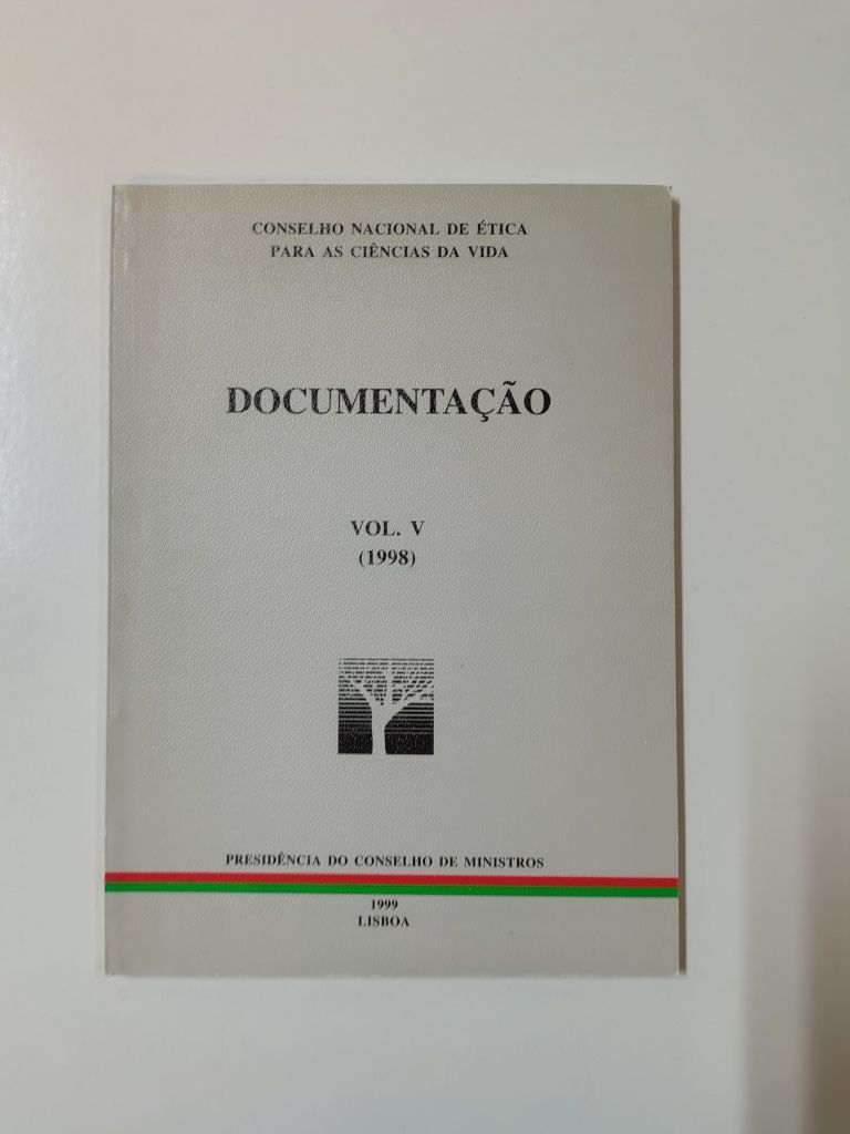 Conselho Nacional de ética para as ciências da vida - Vol. V