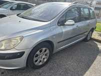 Peugeot 307 cinzenta, com inspeção 02/2026