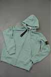 Зіп худі Stone Island м’ятний S M L Кофта Стонік Зип худи Стон Айленд