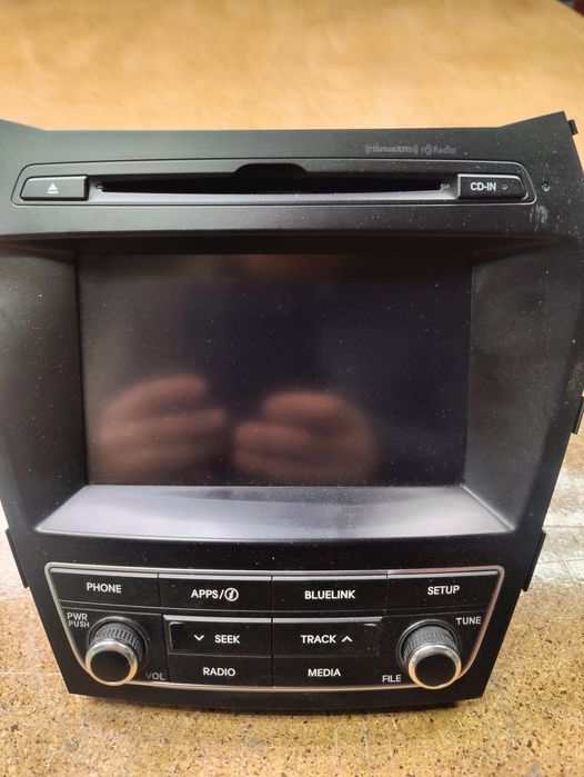 Мультимедіа заводська на Hyndai Santa Fe DM 3 2016 рік, США