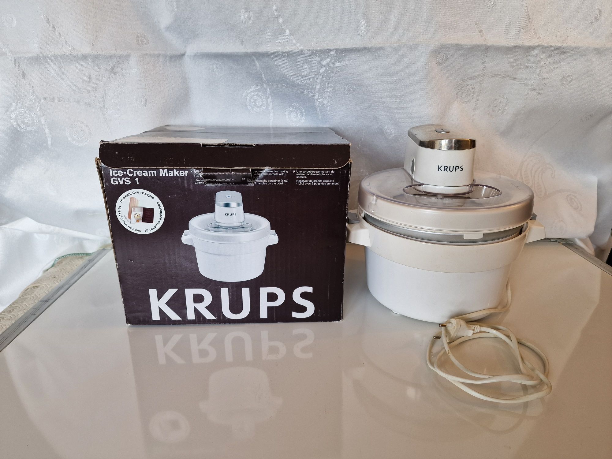 Máquina de fazer gelados Krups