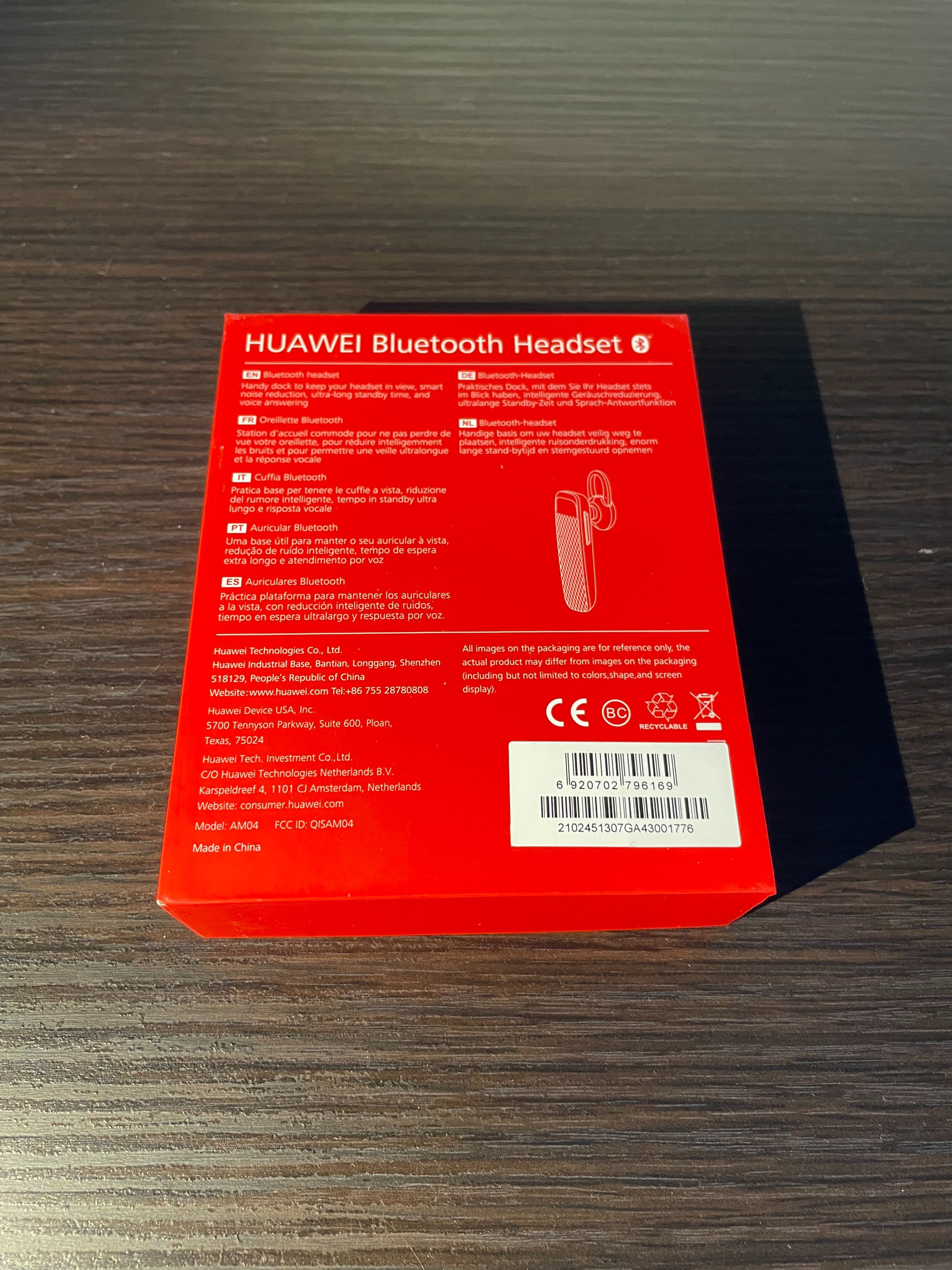 Zestaw słuchawkowy- HUAWEI AM04 BLACK
