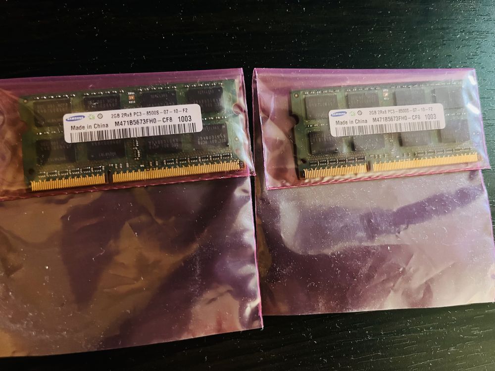 Pamięć RAM 4GB Samsung 2x2GB DDR3 8500