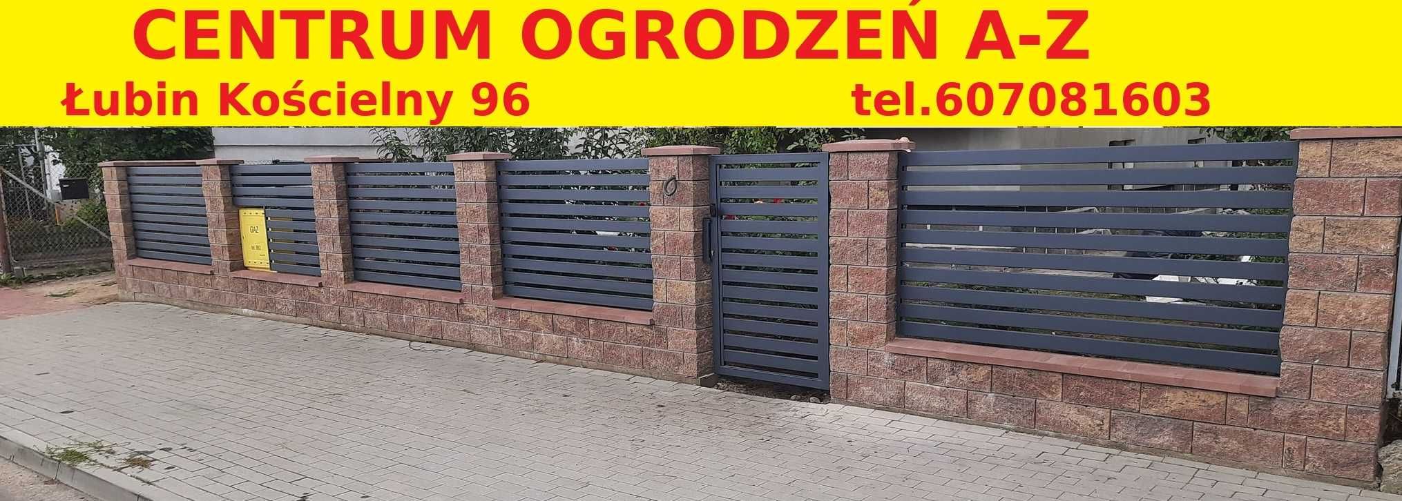 Ogrodzenia frontowe Joniec kompleksowo z montażem (Konekt Styrobud )