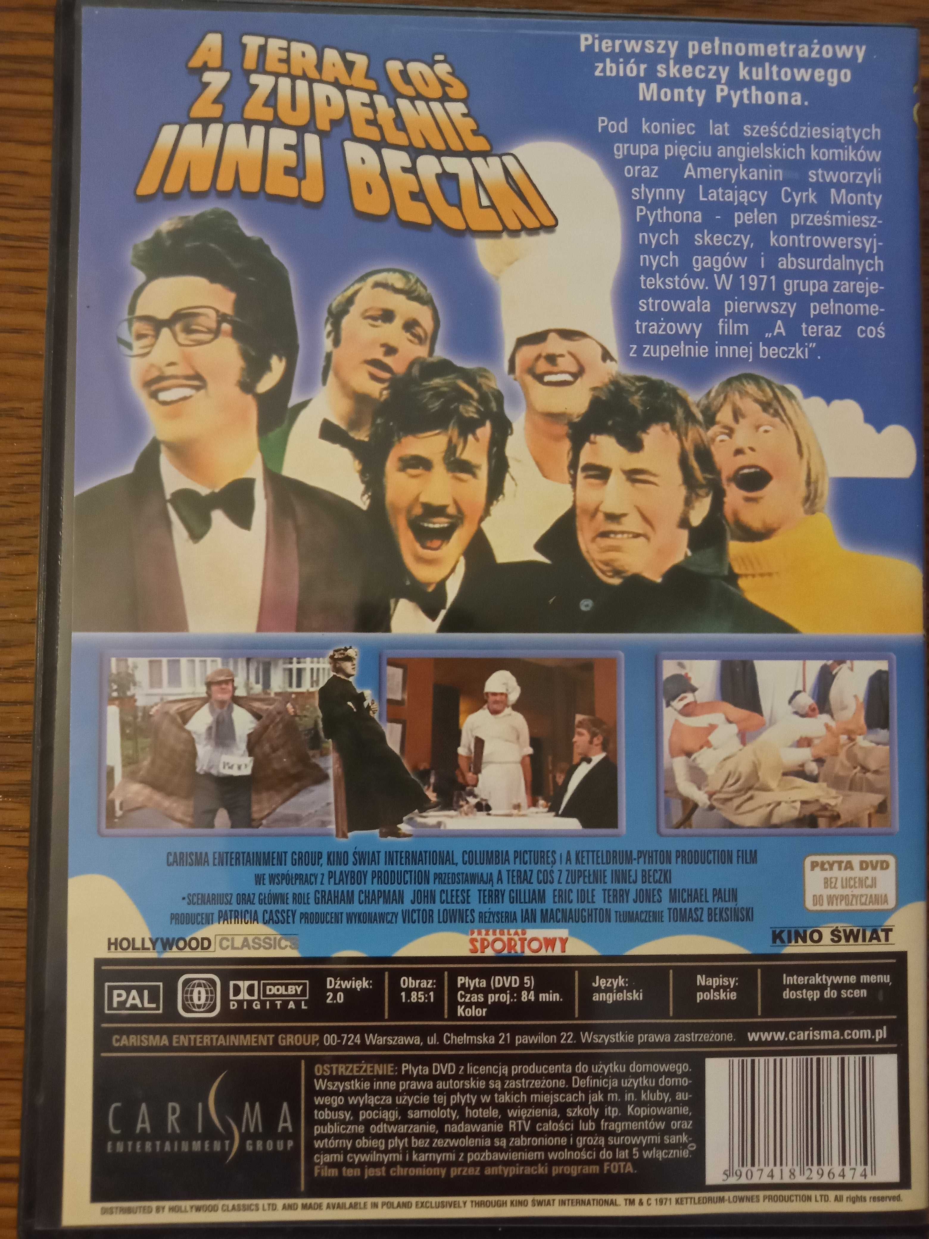 Monty Python A teraz coś z zupełnie innej beczki DVD