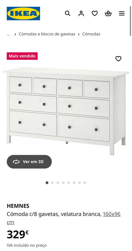 Comoda Hemnes Ikea