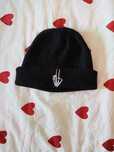 Gorro, preto, elástico