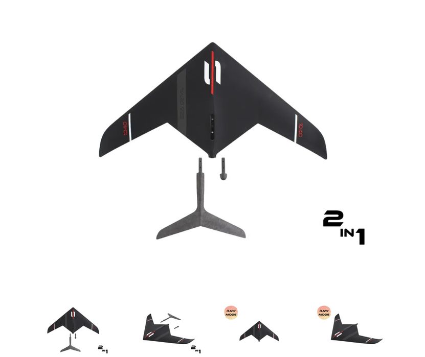 Sabfoil Sea Devil 1040 -840 Wingfoil , Pump Foil ,Kite Foil  maszt 83