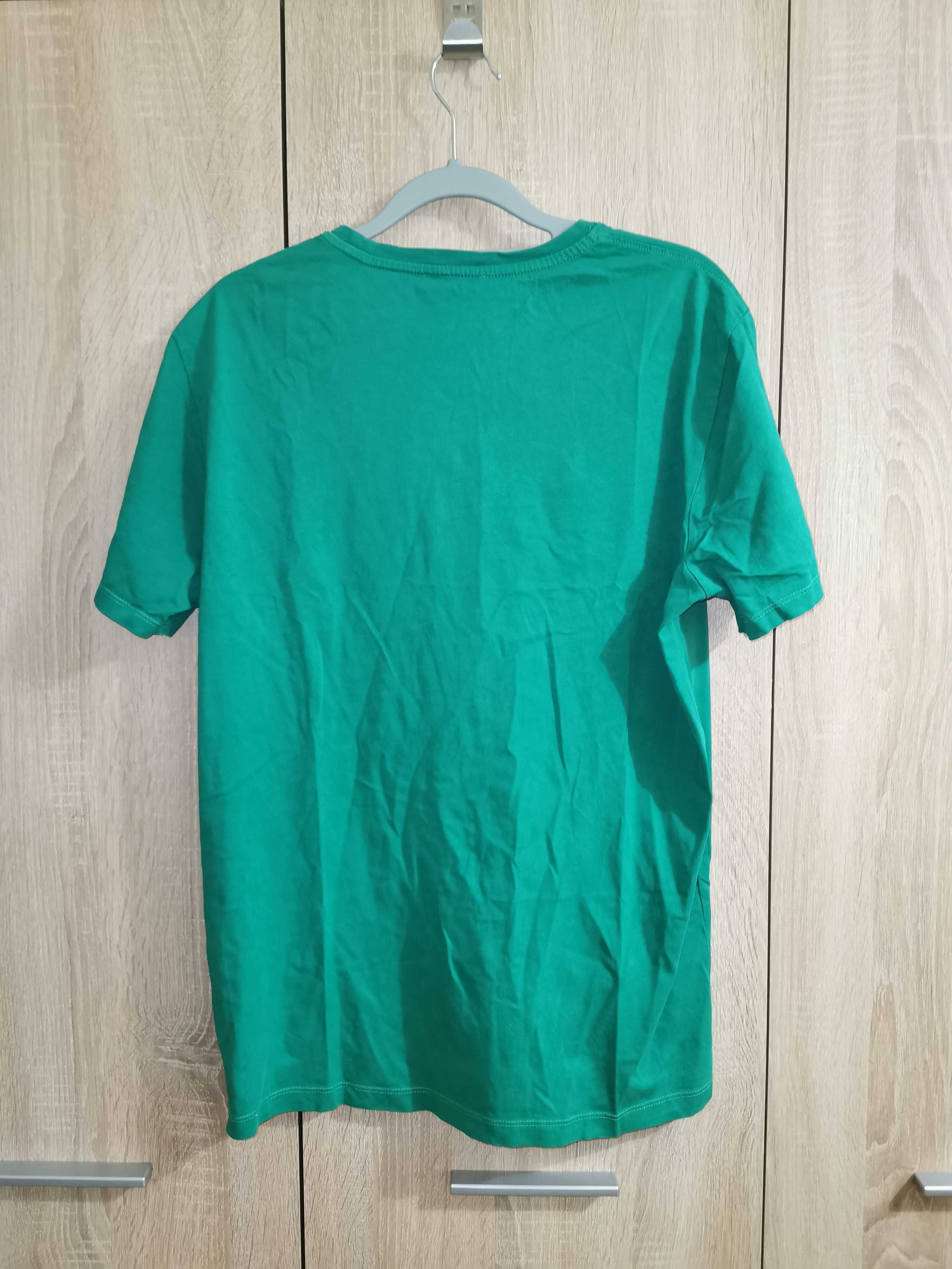 United Color of Benetton - t-shirt zielony - rozmiar L