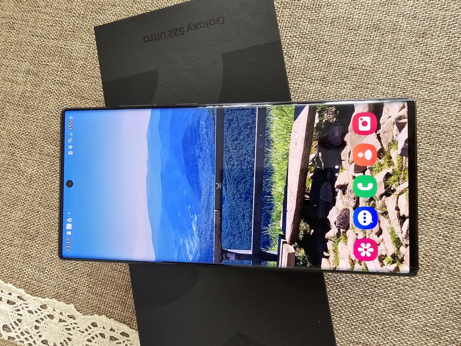 Super stan Samsung Galaxy s22 ultra czarny jak nowy