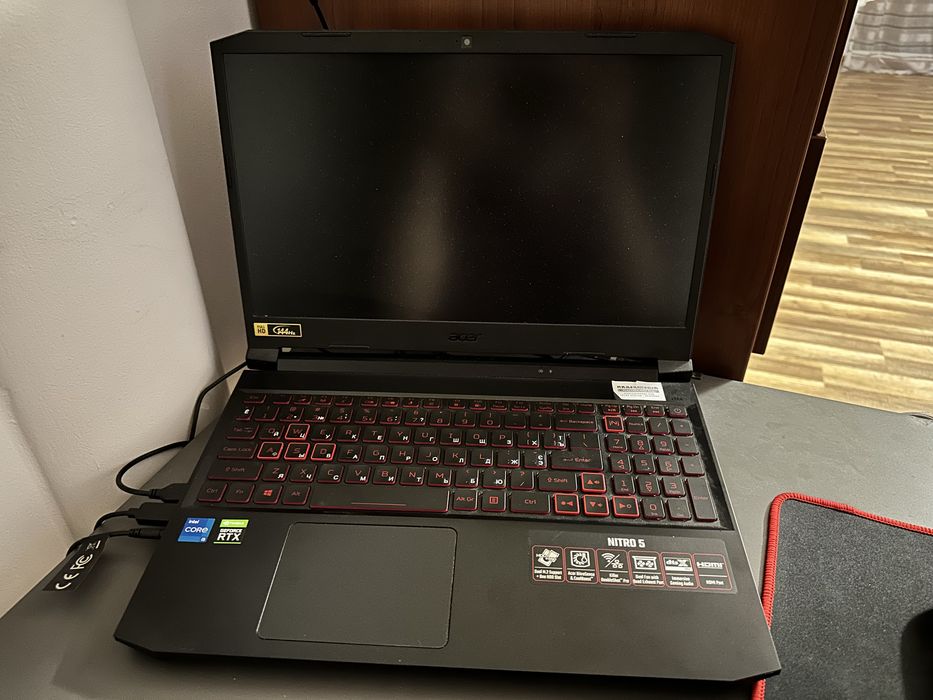 ACER NITRO 5 ,i5-11400 , RTX 3050ti , 16 RAM , 500 SSD