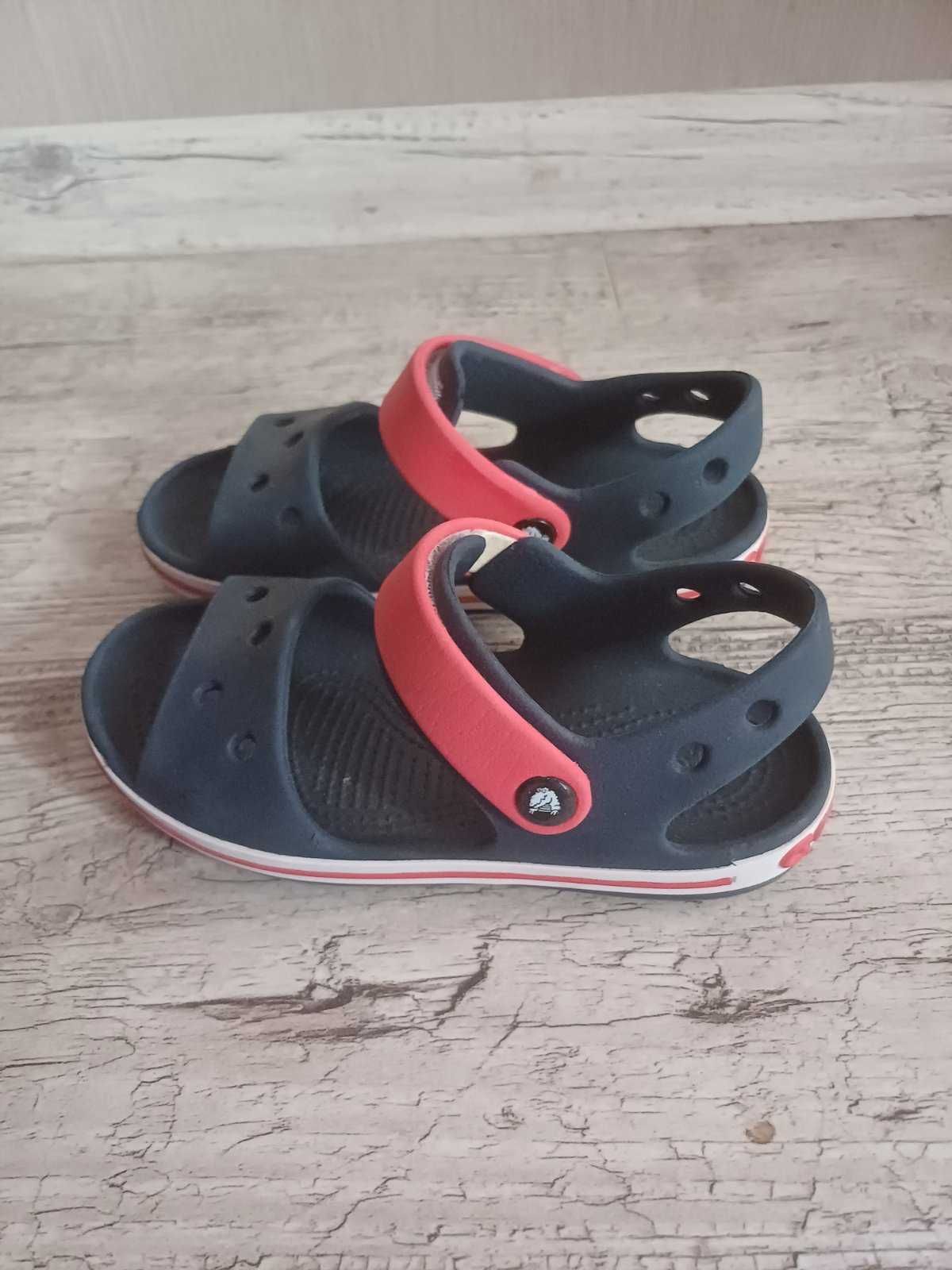 Босоножки, сандалии кроксы Crocs размер С 11  и  J 1