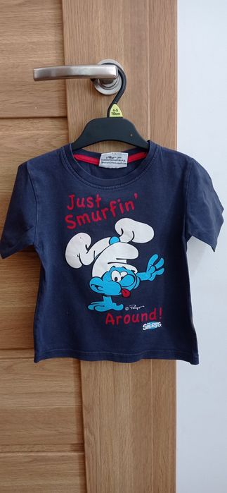 Bluzka, t-shirt Smerfy rozmiar 92