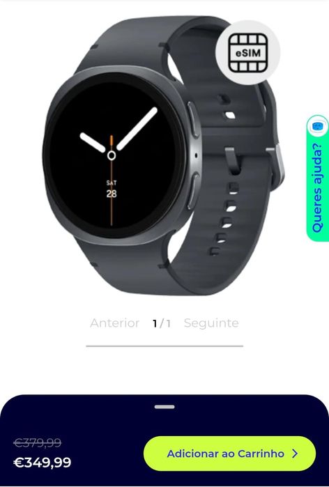 Galáxi watch 8 novo