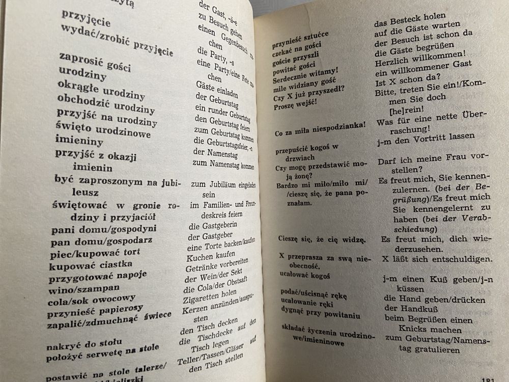 Ksiazka Slowniczek tematyczny jezyka niemieckiego E. Zawadzka