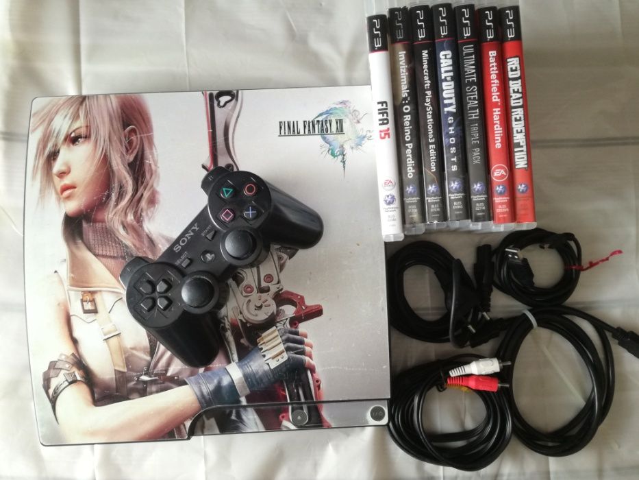 PS3 Final Fantasy XIII Edition 120 Gb + jogo