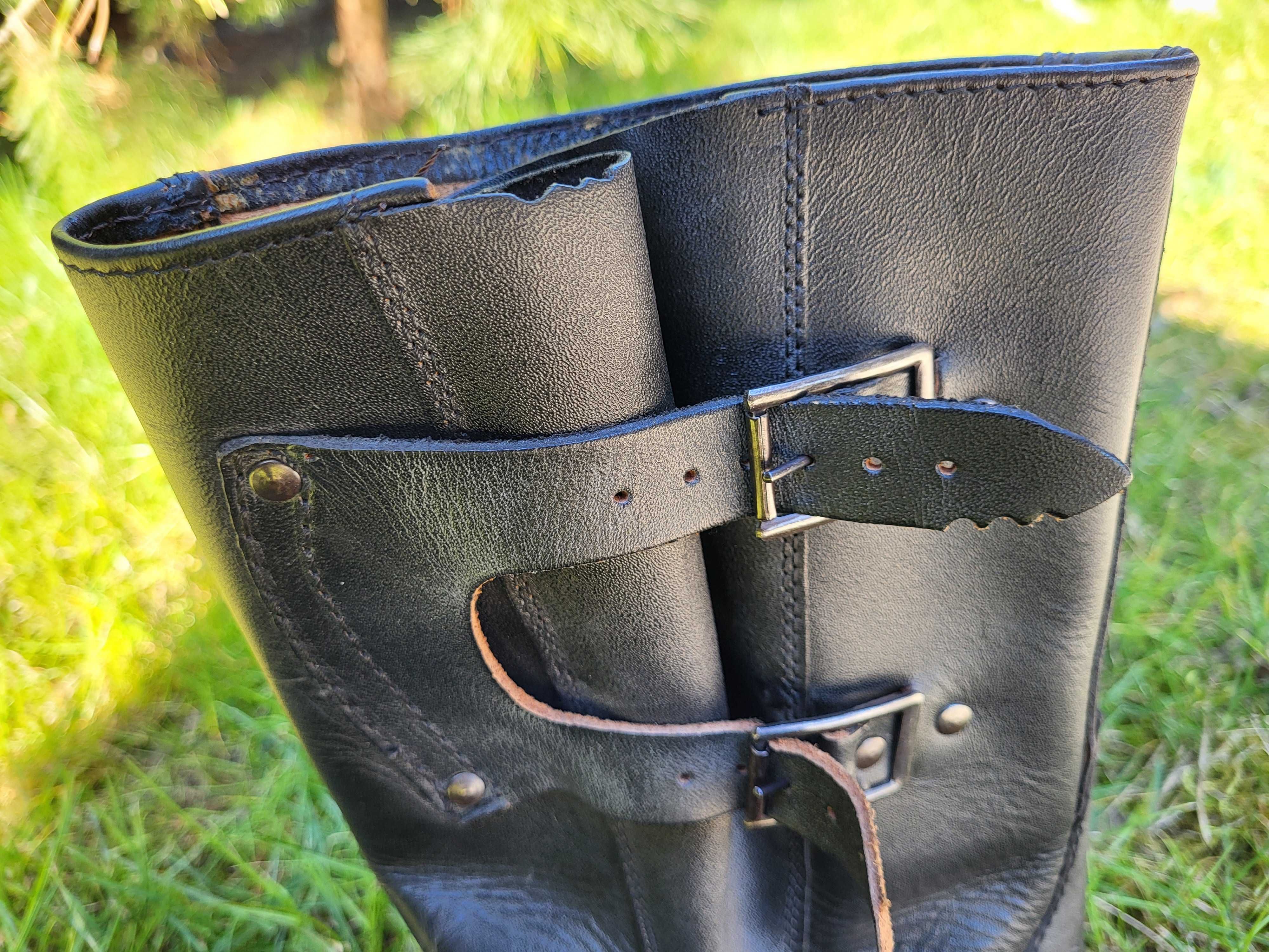 Buty policyjne/milicyjne/wojskowe skórzane 42 (rozm 27)